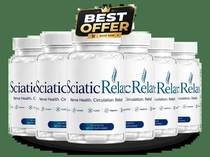 6 bottles of SciaticRelax, a 180-day supply, best value package